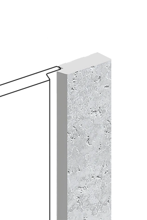 Финишный молдинг LF124B W50 HI WOOD 31мм х 12мм х 2.7м