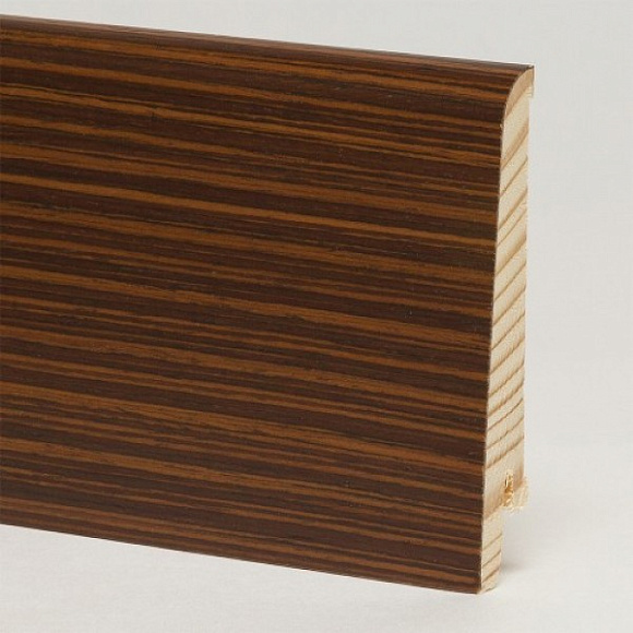 Плинтус Pedross Венге полосатый 80 х 16 мм шпонированный