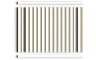 Молдинг D15V2 W41 HI WOOD 15мм х 15мм х 2.7м
