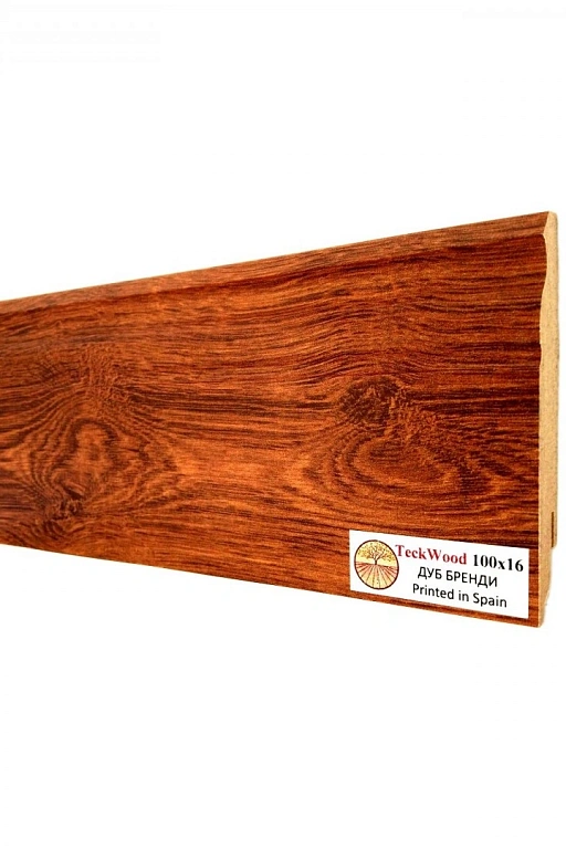 Плинтус Teckwood Дуб Бренди (Oak Brandy) 100мм