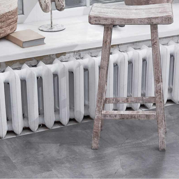 Виниловый пол Vinilam Ceramo Stone Glue Серый Бетон