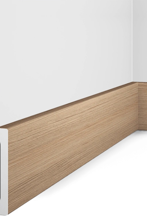 Плинтус B90V1 BR417 HI WOOD 90мм х 14мм х 2.7м