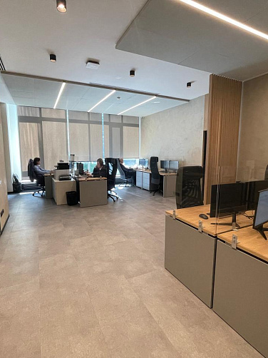Офис 150 м2 БЦ Полларс г. Москва ПВХ/Ковровая плитка