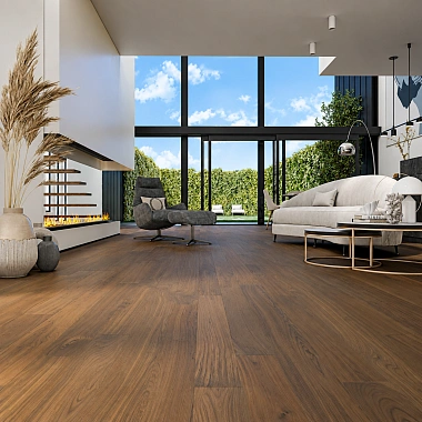 Кварцевый паркет Quartz Parquet Классик Орех Американский 400-29 7/1,2 мм