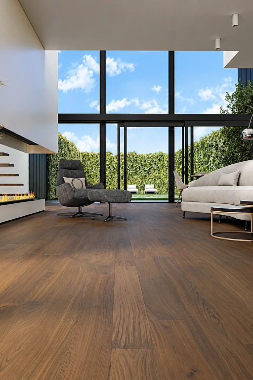 Кварцевый паркет Quartz Parquet Классик Орех Американский 400-29 7/1,2 мм