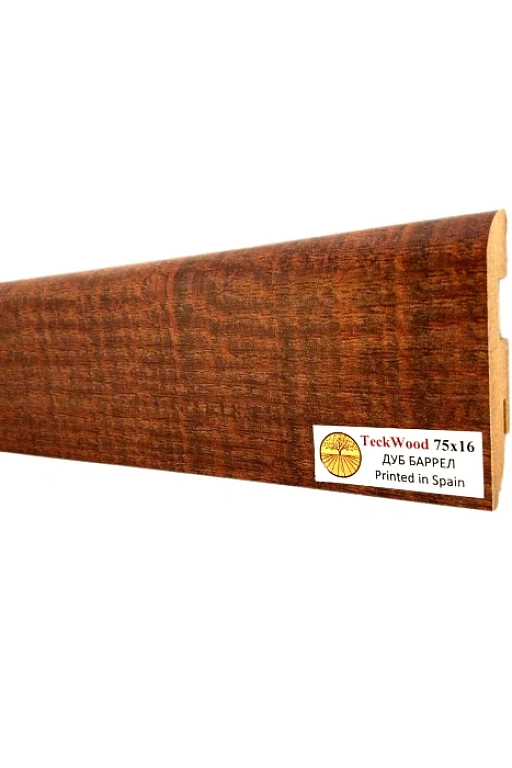 Плинтус Teckwood Дуб Баррел (Oak Barrel) 75 мм