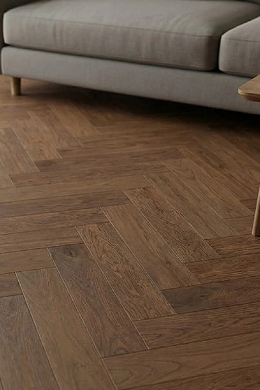 Паркетная доска Английская елка AUSWOOD OAK POSITANO. Размер 600х125х12 мм (1.5)