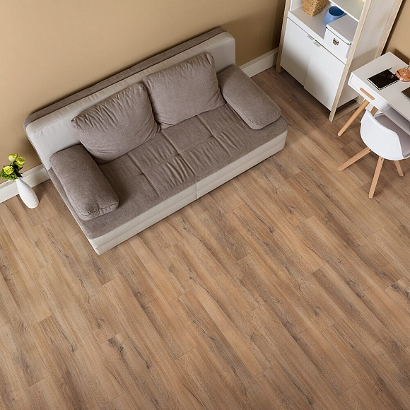 Ламинат Tarkett Taiga Первая Сибирская Дуб тёмно-коричневый