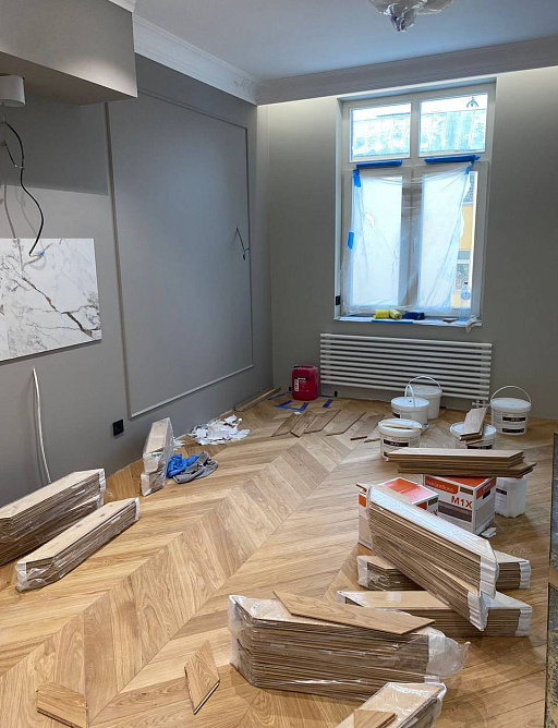 Проект квартира 45 м2 г. Санкт-Петербург Фр. Елка Натур