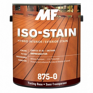 Краска для дерева MF Paints ISO-STAIN 875 Hybrid Interior/Exterior Stain 3.8 л.