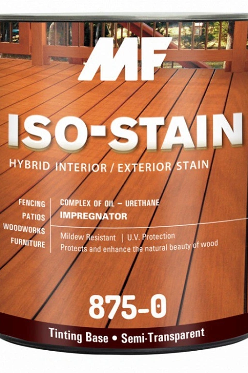 Краска для дерева MF Paints ISO-STAIN 875 Hybrid Interior/Exterior Stain 3.8 л.