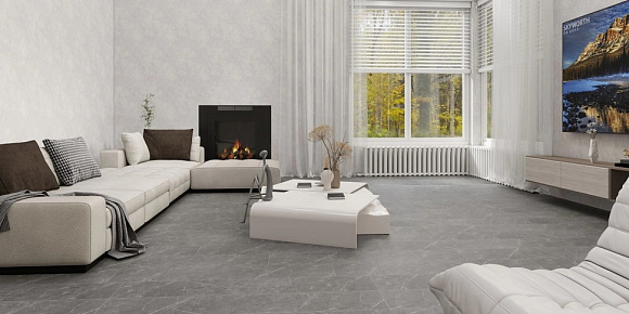 Каменный MSPC ламинат Stone Floor Мрамор Графитовый 88182-3 MP 1220х234х8 мм