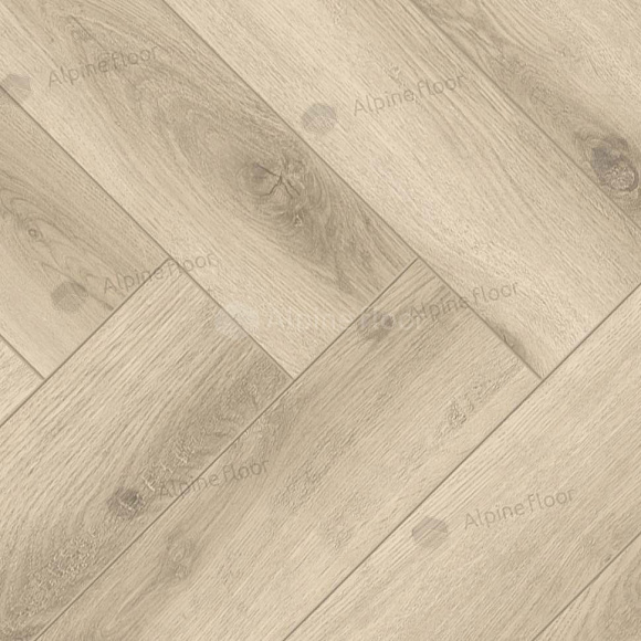 Ламинат Alpine Floor Herringbone 12 PRO Дуб Орлеан