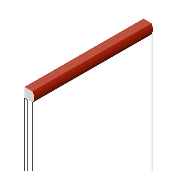 Молдинг D15V2 OR3 HI WOOD 15мм х 15мм х 2.7м