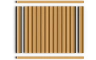 Молдинг D12V1 G365 HI WOOD 12мм х 12мм х 2.7м