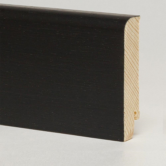 Плинтус Pedross Дуб черный 80 х 18 мм R9 шпонированный