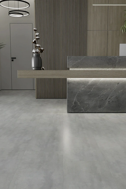 Кварцвиниловая плитка SPC Ideal Flooring Fine Stone Concrete