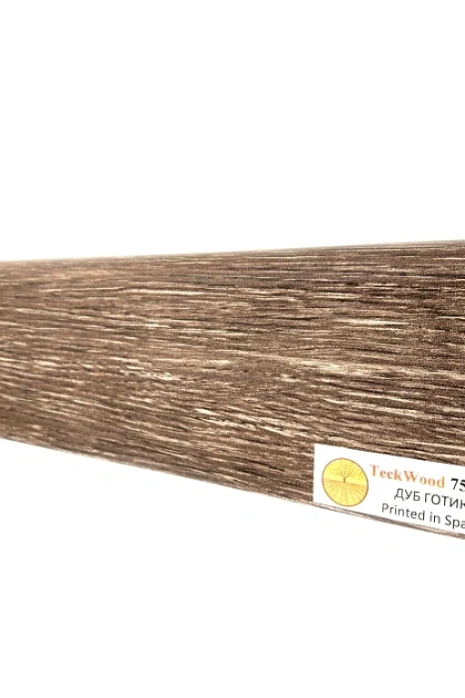 Плинтус Teckwood Дуб Готик (Oak Gothic) 75 мм