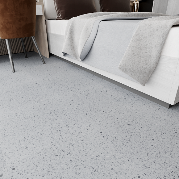 Клеевая плитка ПВХ ART EAST ATS 762, Тераццо Милано 457.2 х 457.2 х 2,5mm (0,5mm)