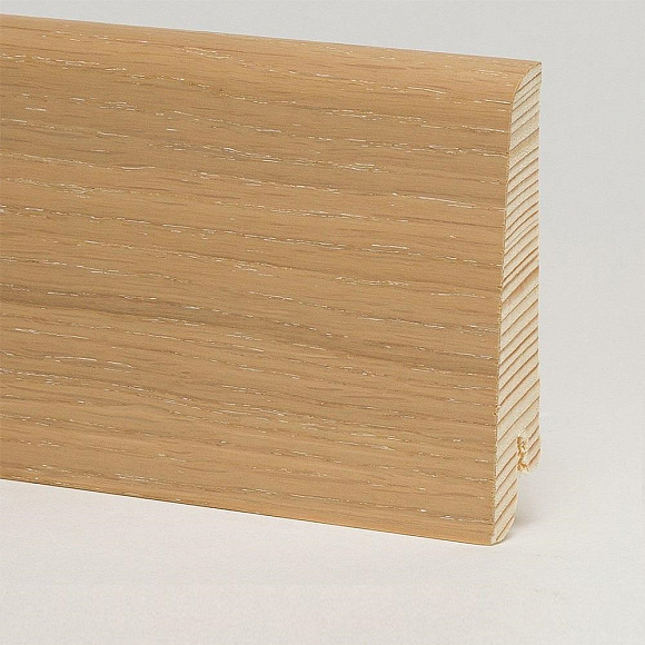 Плинтус Pedross Дуб Латте 80 х 16 мм шпонированный