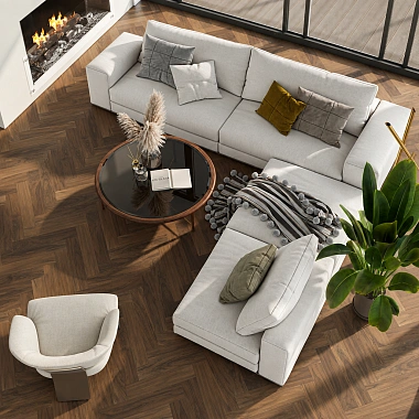 Кварцевый паркет Quartz Parquet Английская Ёлка Орех Американский 33-400-29 5/0,6 мм Кварцевый паркет Quartz Parquet Английская Ёлка Орех Американский 33-400-29 5/0,6 мм