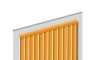 Молдинг D15V2 Y5 HI WOOD 15мм х 15мм х 2.7м