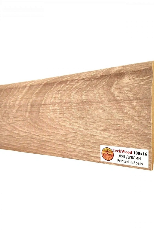 Плинтус Teckwood Дуб Дублин (Oak Dublin) 100мм