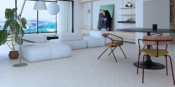 Каменный MSPC ламинат Stone Floor Английская елка Дуб Нордфилд DCF1-1 MР. Размер 564х141х8 мм(1.59)