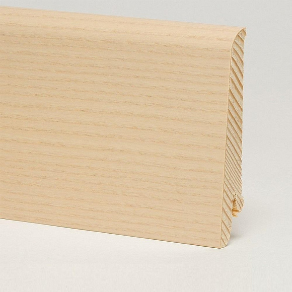 Плинтус Pedross Ясень беленый 80 х 16 мм шпонированный