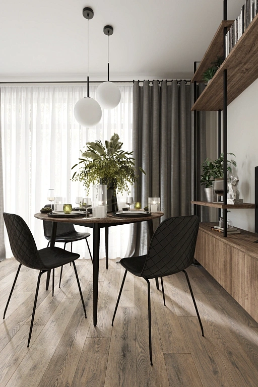 SPC ламинат AlixFloor City Line Дуб дымчатый темный