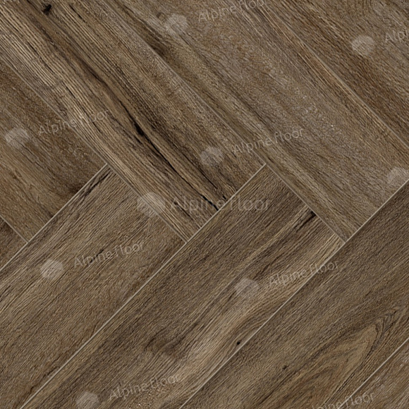 Ламинат Alpine Floor Herringbone Дуб Бордо