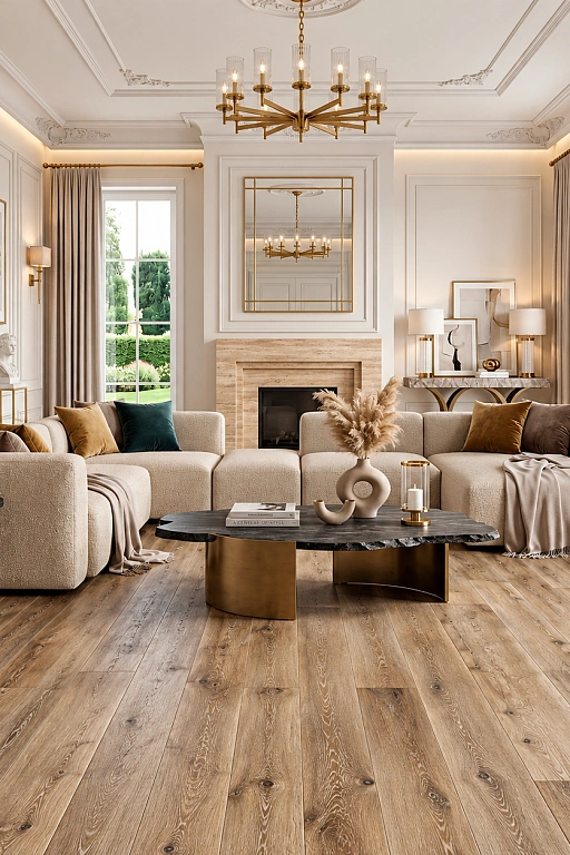 Каменный MSPC ламинат Stone Floor ДУБ УЮТНЫЙ ДОМ 0004-2 MP 1220х196х8 мм