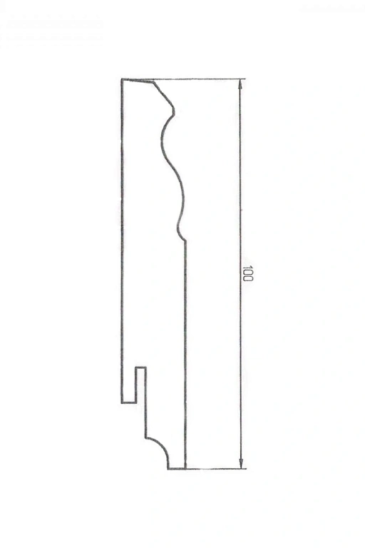 Плинтус Teckwood Дуб Рустик (Oak Rustic) 100мм