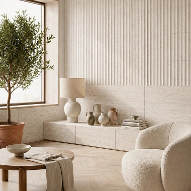 Гибкий камень Decaro WallPanels Flex Stone Камень D1013 Travertine Гибкий камень Decaro WallPanels Flex Stone Камень D1013 Travertine