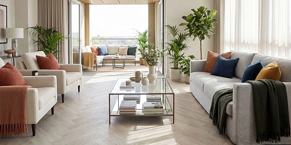 Каменный MSPC ламинат Stone Floor Английская елка Дуб Саммерфилд 2529-1 MР. Размер 564х141х8 мм(1.59)