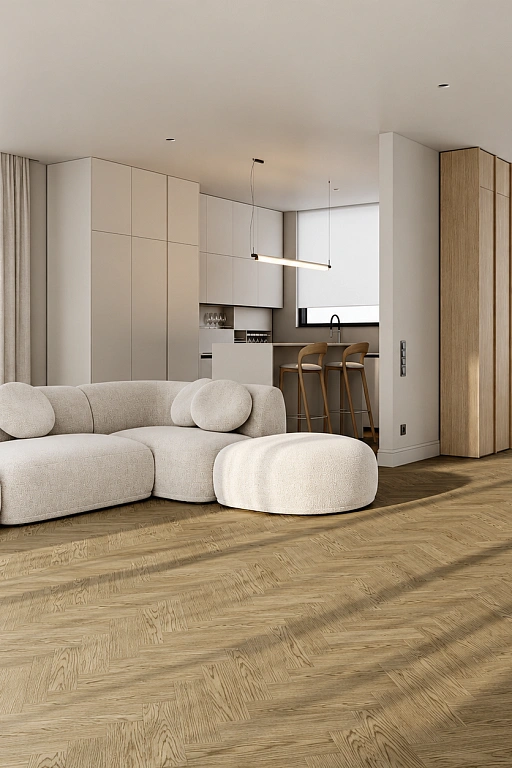 Кварцевый паркет Quartz Parquet Штучный паркет Дуб Конго 44-1258-54 5/0,6 мм