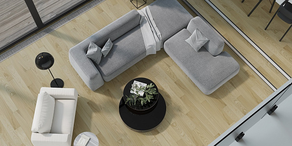 Кварцевый паркет Quartz Parquet Классик Дуб Тоскана 407 5/0,6 мм