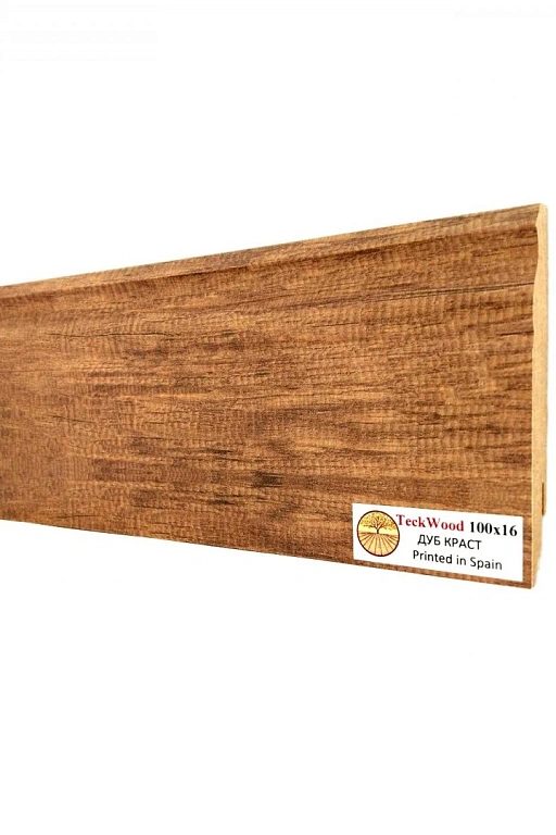 Плинтус Teckwood Дуб Краст (Oak Crust) 100мм