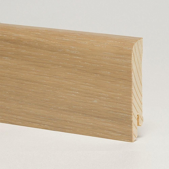 Плинтус Pedross Дуб Капуччино 70 х 15 мм шпонированный