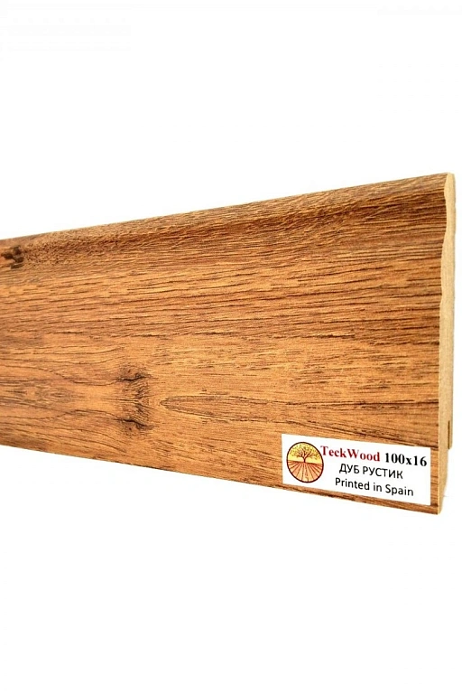Плинтус Teckwood Дуб Рустик (Oak Rustic) 100мм
