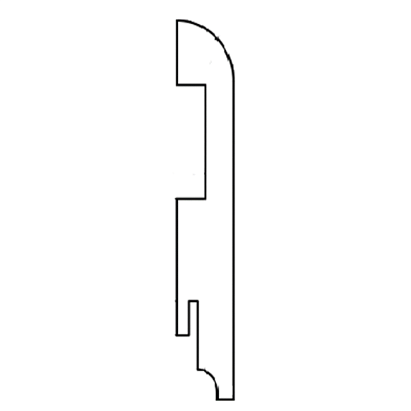 Плинтус Teckwood Клен беленый (White Maple) 75 мм