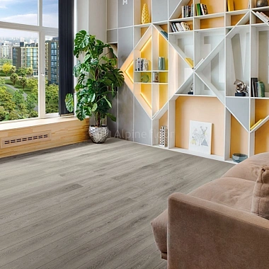 Кварцвиниловый SPC ламинат Alpine Floor Grand Sequoia Light Клауд ЕСО 11-1501 1220×183×3,5