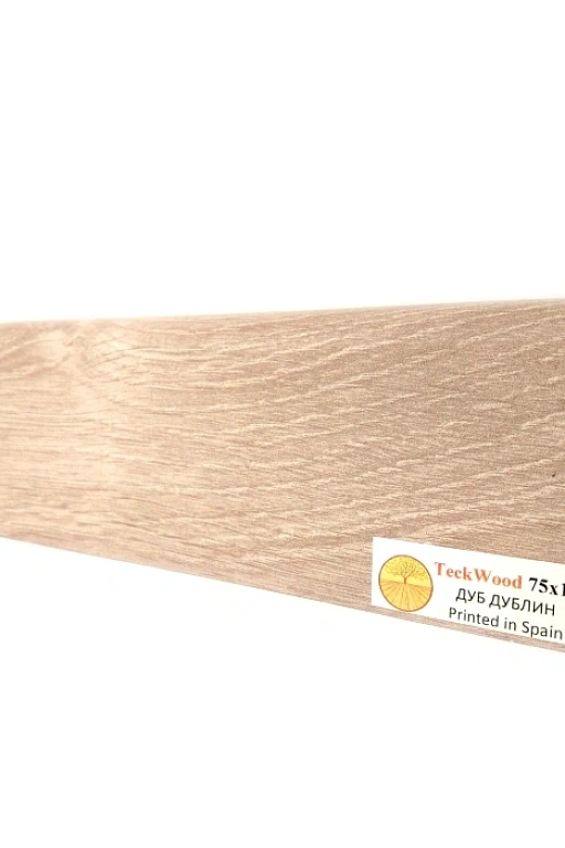 Плинтус Teckwood Дуб Дублин (Oak Dublin) 75 мм