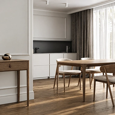 Кварцевый паркет Quartz Parquet Престиж Дуб Амбарный 1258-04. Размер 700-1900х190х7мм (1.805)