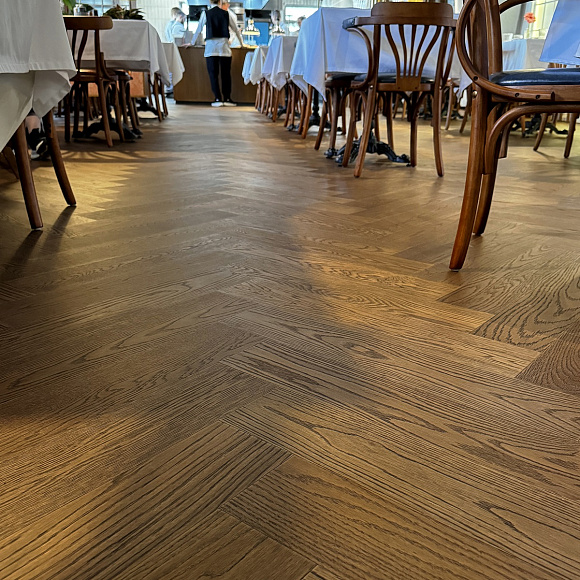 Кварцевый паркет Quartz Parquet Английская Ёлка Дуб Рустикальный 33-410 5/0,6 мм