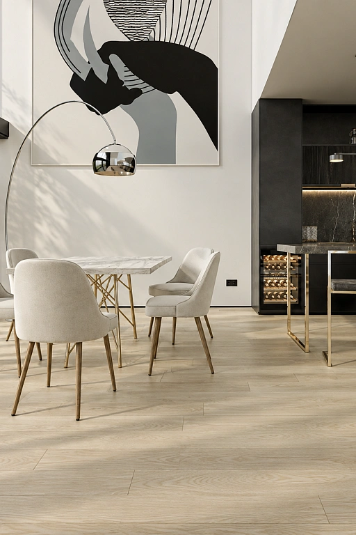 Кварцевый паркет Quartz Parquet Классик Дуб Шампань 414 5/0,6 мм