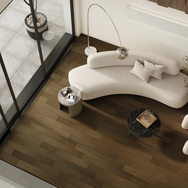 Кварцевый паркет Quartz Parquet Классик Дуб Брауни 413 7/1,2 мм