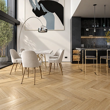 Кварцевый паркет Quartz Parquet Английская Ёлка Дуб Тоскана 33-407 5/0,6 мм