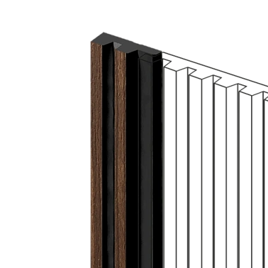 Финишный молдинг LF129A BR396NK HI WOOD 33мм х 11мм х 2.7м