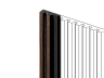 Финишный молдинг LF129A BR396NK HI WOOD 33мм х 11мм х 2.7м